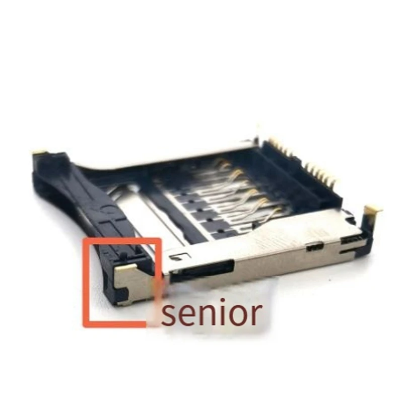 SD Memory Card Slot For Canon 750D 760D Digital Camera Repair Component (High Feet)