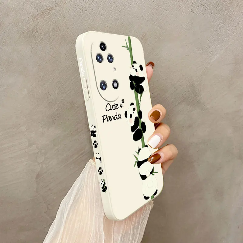Climb Panda Phone Case For Huawei P40 P50 P30 P20 Pro Lite Nova 10 10SE 9 9SE Mate 50 50E 40 30 20 Pro Lite Cover