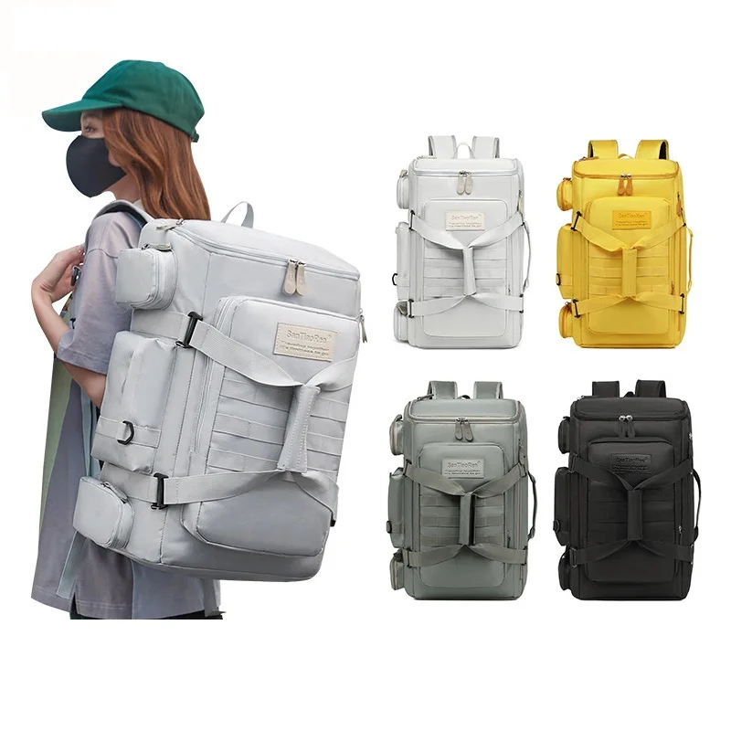 

Мужской рюкзак унисекс с отделением для сухой и влажной воды, многофункциональный рюкзак для спорта и фитнеса, легкий рюкзак из ткани Оксфорд