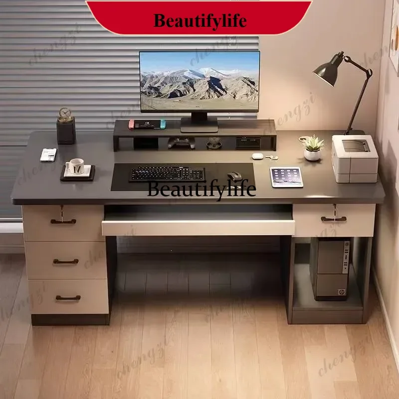 Desk small apartment bedroom desktop simple modern staff home student study table p182