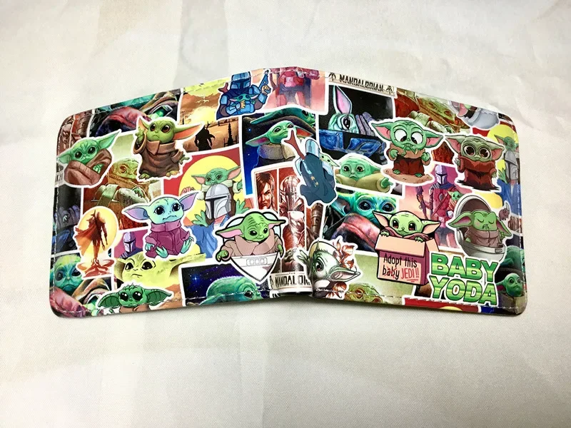 Baby Yoda, Yoda, short wallet, movie accessories, Star Wars, students, office workers, wallet card bags