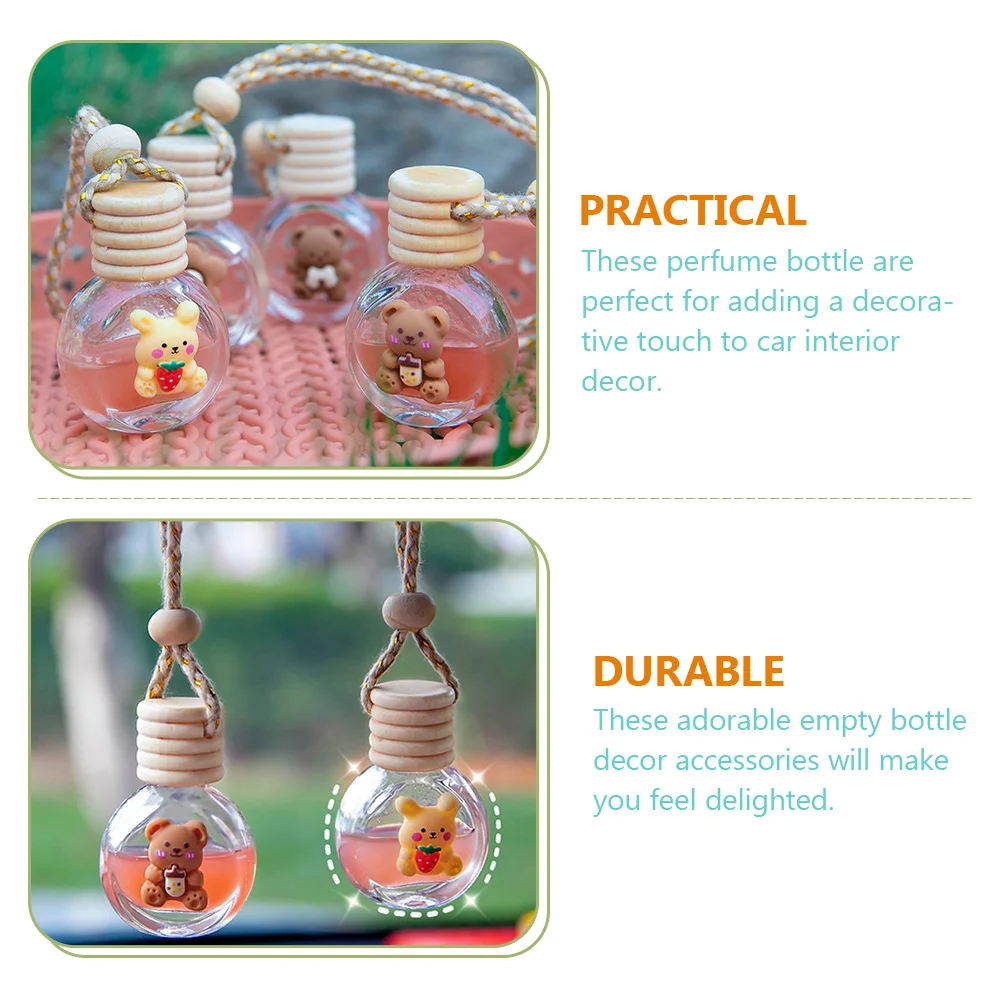 Car Hanging Air Freshener Rearview Mirror Ornament Diffuser Accessories Perfume Pendant