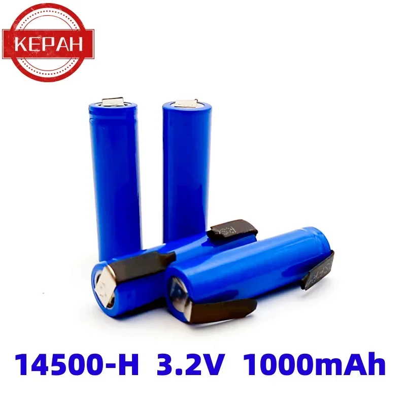 14500 welding battery high capacity and high-power 3.2V 3.7V universal rechargeable battery, multifunctional and durable 1000mAh