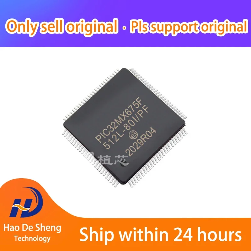 

1PCS/LOT PIC32MX675F512L-80I/PT PIC32MX675F512L TQFP-100 New Original In Stock