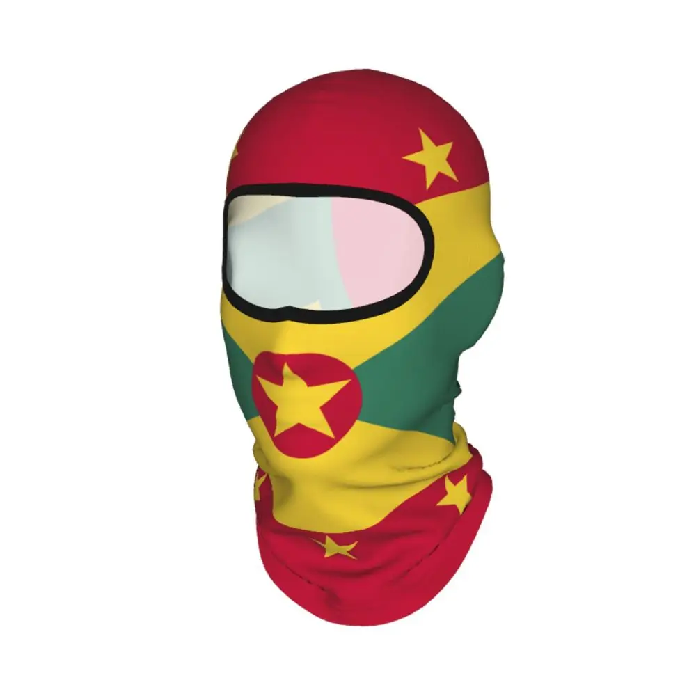 AliExpress NONE Grenada Flag Outdoor Cool Sunscreen Motorcycle Face Mask Moto Biker Wind Cap Mask Stopper Windproof Bicycle Cycling Headgear