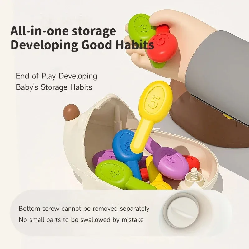 Egel Montessori Babyspeelgoed Hand-oogcoördinatie Fijne motoriek% Training Ontwikkelen*Concentratie Kinderen\zintuiglijk..Educatief speelgoed