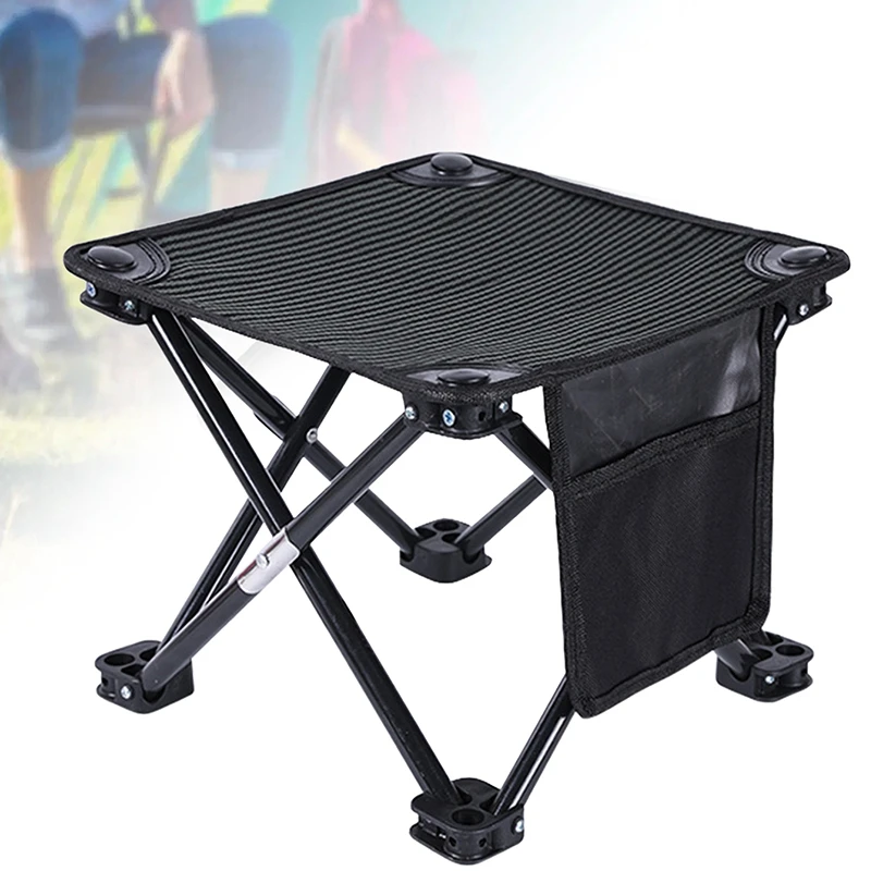 

Portable Camping Stool Outdoor Travel Folding Stool for Walking Hiking Fishing Chair Stool Beach Collapsible Chair Ultralight