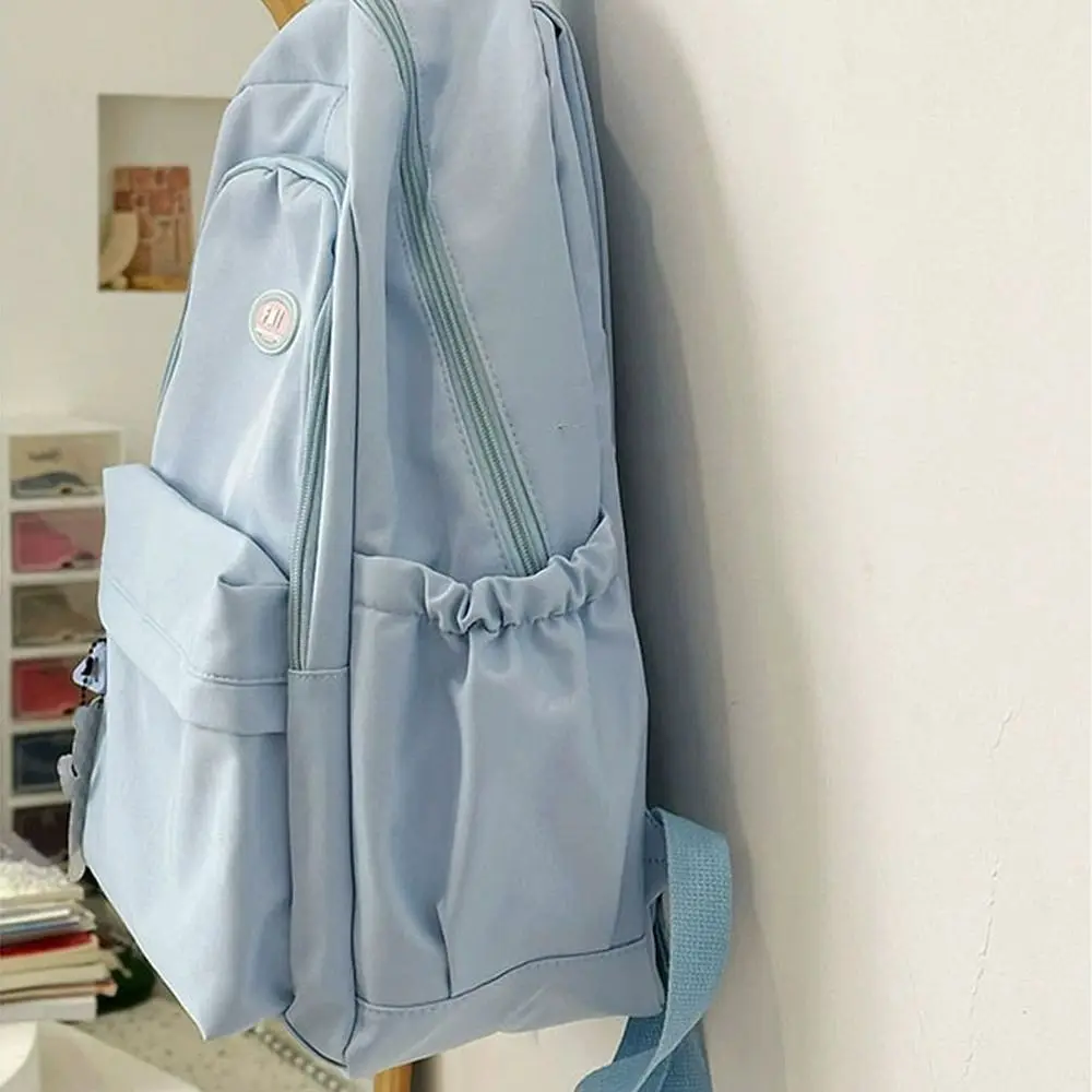 Durable Nylon Backpack Large Capacity Daily Shoulder Bag Travel Portable Knapsacks