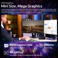 SOYO Mini PC Y5 PLUS Intel I7 4th Gen 8GB RAM 128GB Y5 Air I5 4th GenWindows 11 Pro WiFi BT4.2 Office Desktop Computer HDMI*2 RJ45*1 USB3.0*4 3.3GHZ 4K 60fps Graphics 4