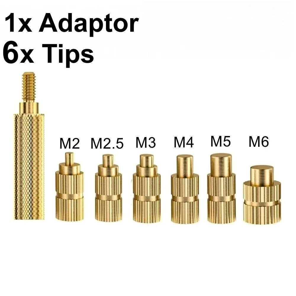 400-Piece Brass Heat Set Insert Kit 3