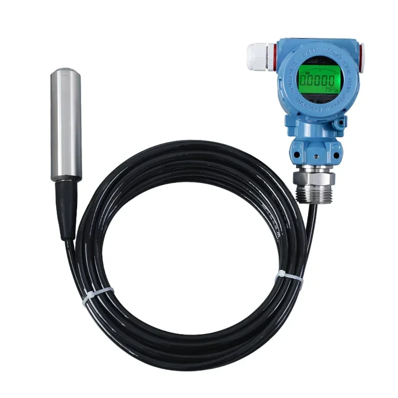 1-5V 10m 20m Liquid Level Transmitter Stainless Steel Hydraulic Deep Well Water Level Sensor