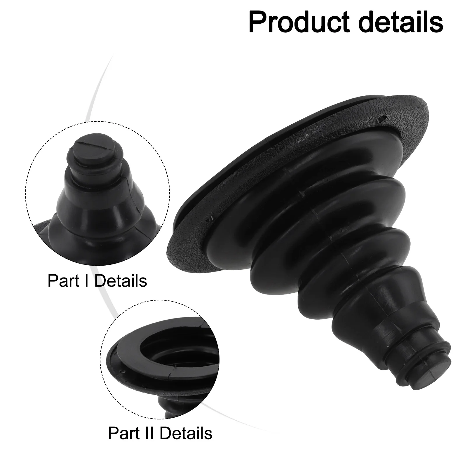 1pc Protective Bellows Marine Rubber Steering Shift Cable Boot For Boats Yachts Ships Motor Boats 102×120mm Kayak Accessories