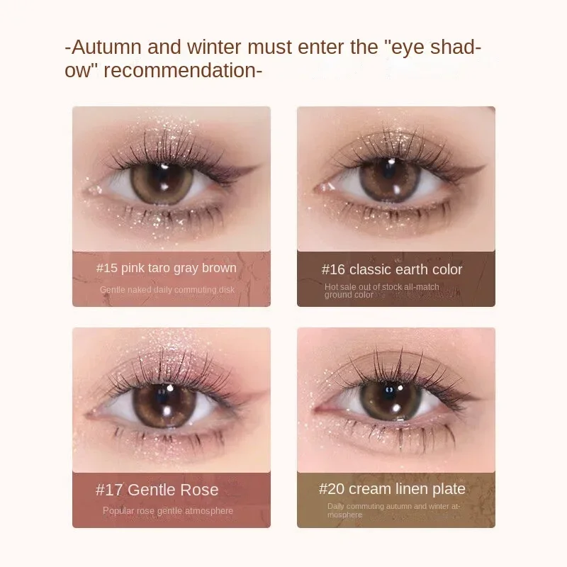 Judydoll พาเลทอายแชโดว์7สีอายไฮไลท์และคอนทัวร์ที่ละเอียดอ่อนประกายมุกแวววาวสำหรับแต่งตา