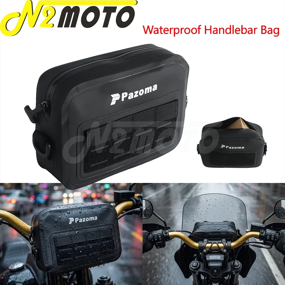 

Универсальная сумка для инструментов на руль мотоцикла, сумка для хранения на руль Harley T-Bar, Dyna Softail Low Rider Street Bob Sportster 883 1200