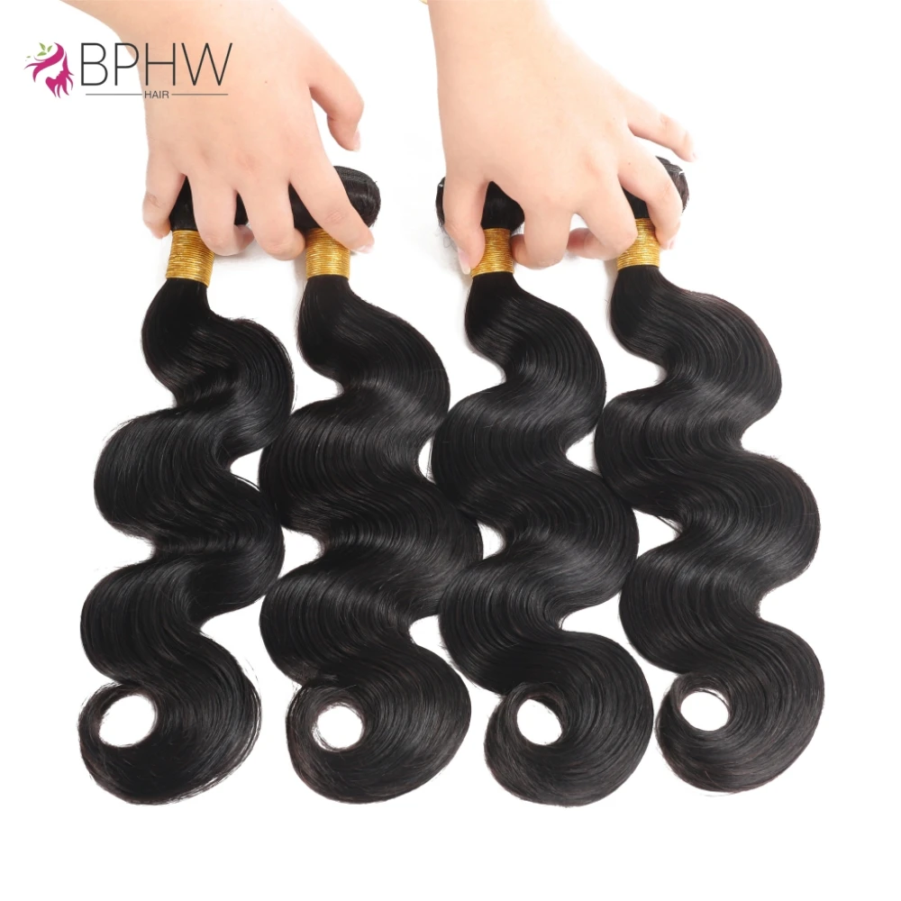 Peruvian Body Wave Human Hair Bundles Raw Virgin 100% Unprocessed Weave Human Hair Extensions 1 3 4 Bundles Deals Natural Color