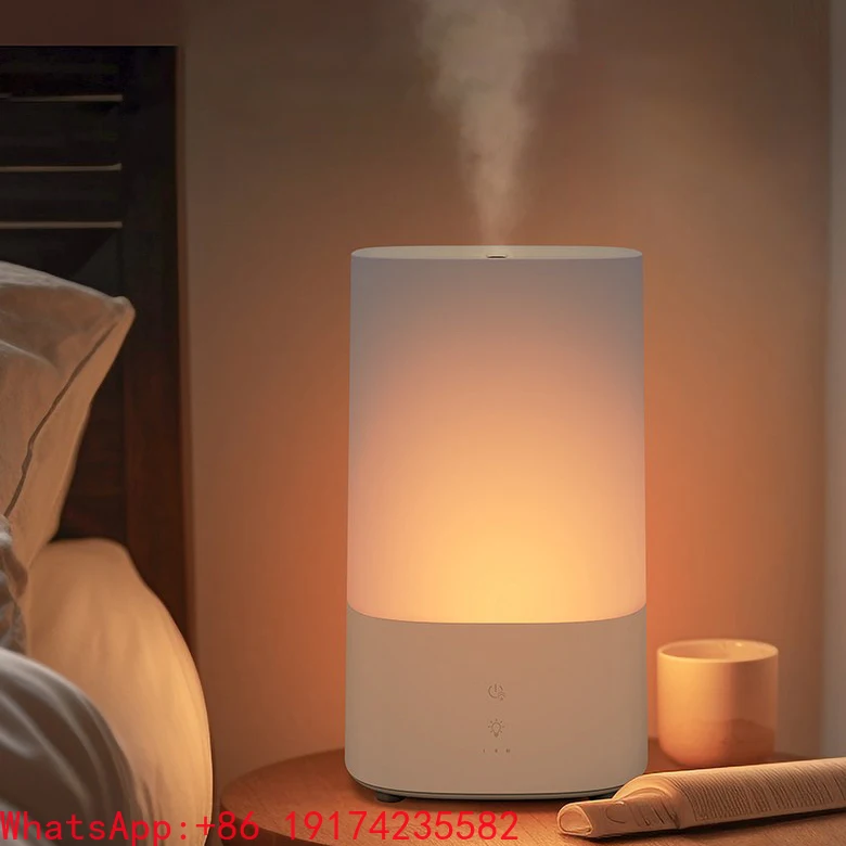 

4L Top Fill Water Large Capacity Cool Warm Mist Smart Ultrasonis Air Humidifier With Led Light For Home Bedroom Baby Room