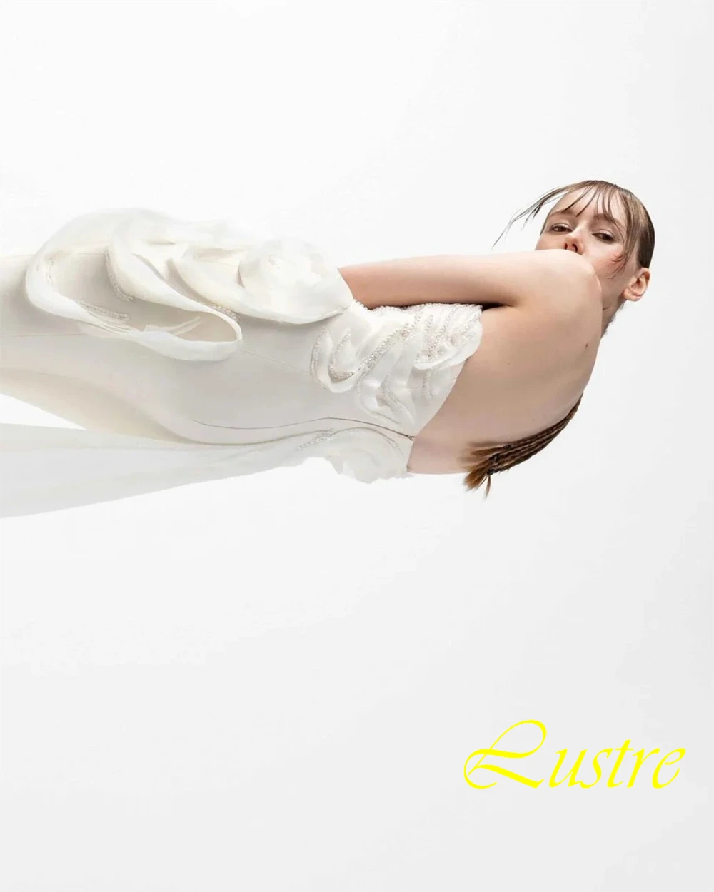 Robe de soirée de luxe personnalisée en Jersey, col bateau, sirène délicate, robes de bal, tempérament, traîne de balayage, robes d'occasion spéciale