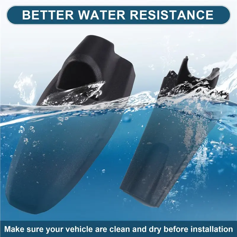 N26R-For Ford Escape 13-19 Indoor Mirror Cover LHD 1 Set Top& Bottom Rain Sensor Trim Cover DV4B-17D568AA3JA6 DV4B17D550AA3JA6