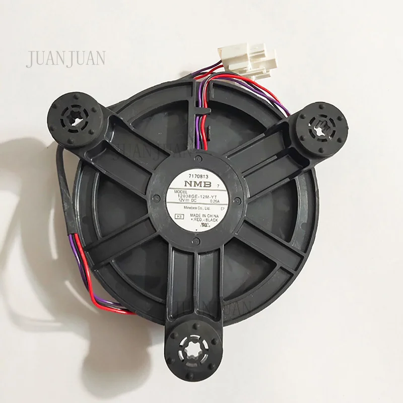 A+  NMB 12038GE-12M-YT DC12V 0.26A Built-in Fan Fit for Refrigerator Cooling Fan