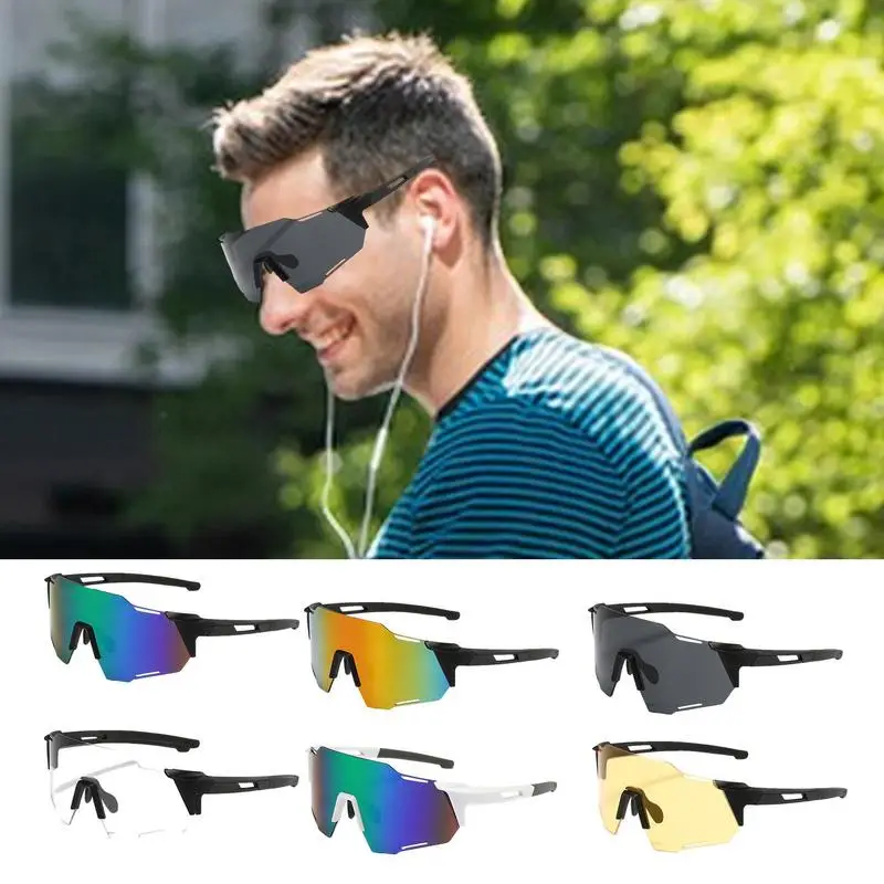 Road Cycling Glasses Outdoor Sports Polarized Sunglasses Windproof Dustproof Bike Glasses Goggles For MTB Riding Cycling