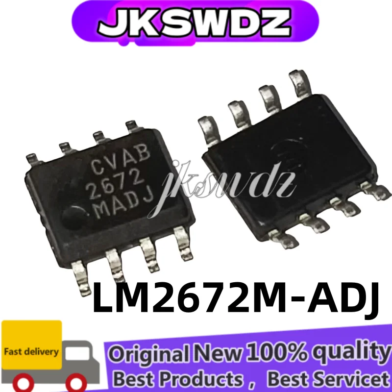 

10pcs New LM2672MADJ LM2672M-ADJ LM2672MX-ADJ 2672 MADJ SOP8