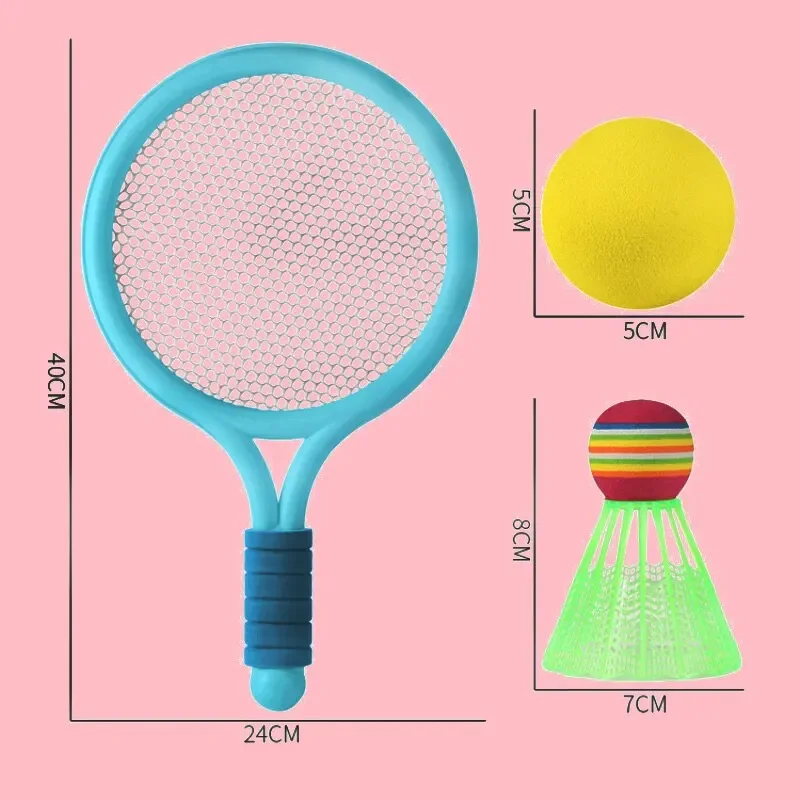2 Badminton Racket Send Badminton Tennis Outdoor Sports and Leisure Two Parent Child Interactive Toys