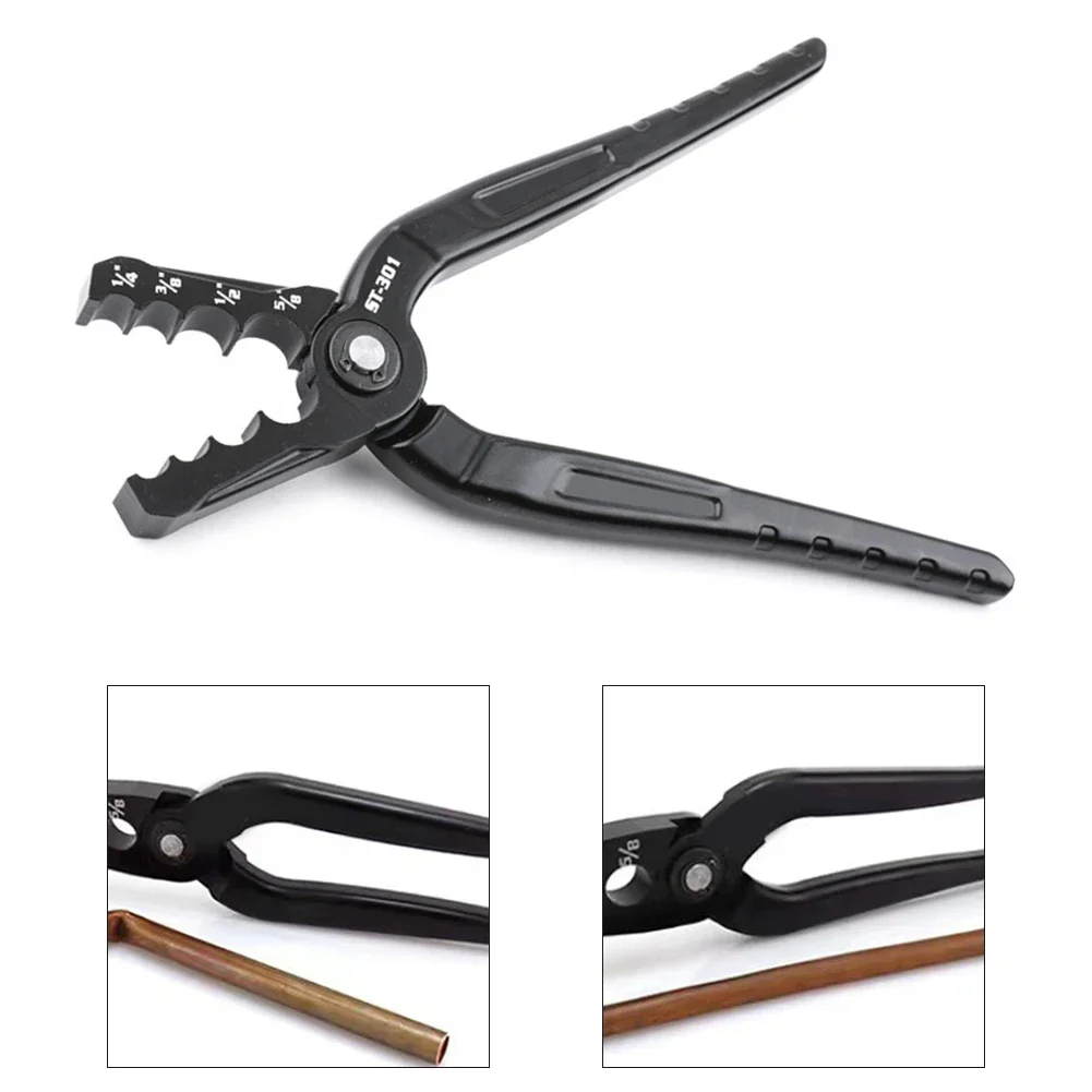 DSZH ST301 Copper Tube Repair Pliers Compound Rounder And Flat Folding Tube Versatile Round Plier Tool Fix Leaks Quickly Easily