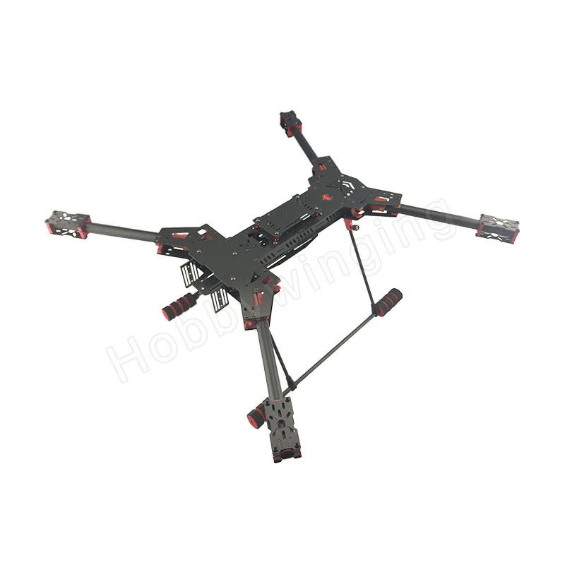 JMRRC H680 Carbon Fiber Folding FPV Quadcopter Aircraft Frame Kit with Ultra-light Landing Gear H4 Rack