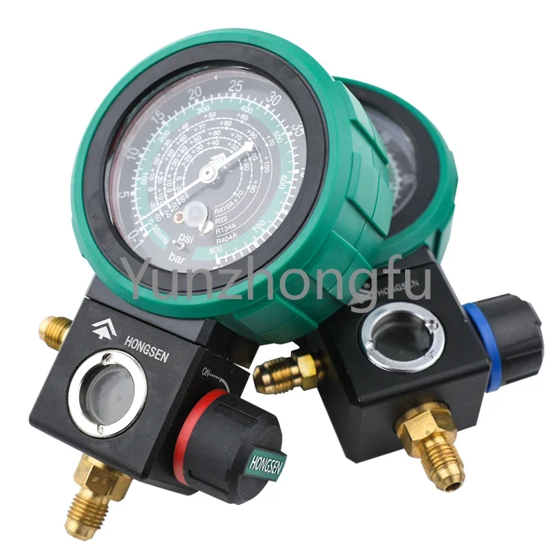 

M480 Pressure Gauge R22r410a Air Conditioning Refrigerant Fluorination Meter Snow Single Table Valve Ball Valve Filling Meter