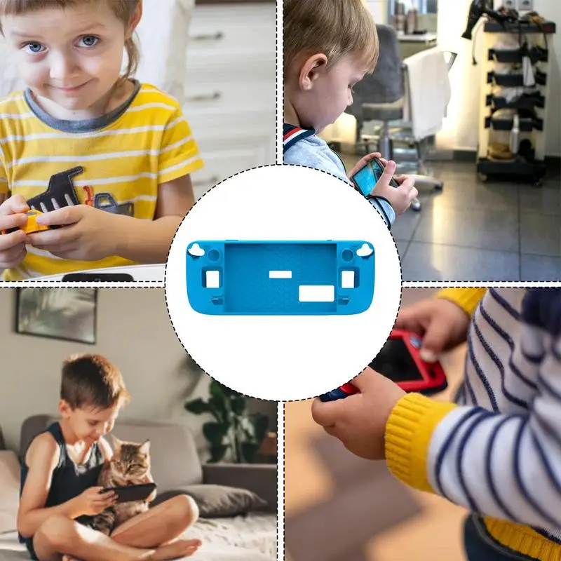 ゲームコンソール用保護ケース,傷防止シェルスリーブ,快適なグリップ,傷防止カバー,スチームデッキホスト
