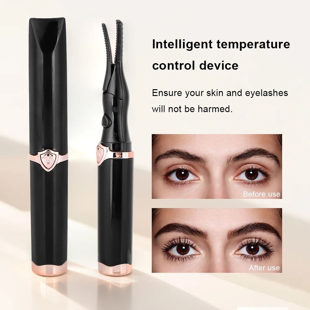 Electric Eyelash Curler 2 Heating Modes Quick Heating Natural Curl Eyelash Curler for Quick Natural Curling Eye Lashes