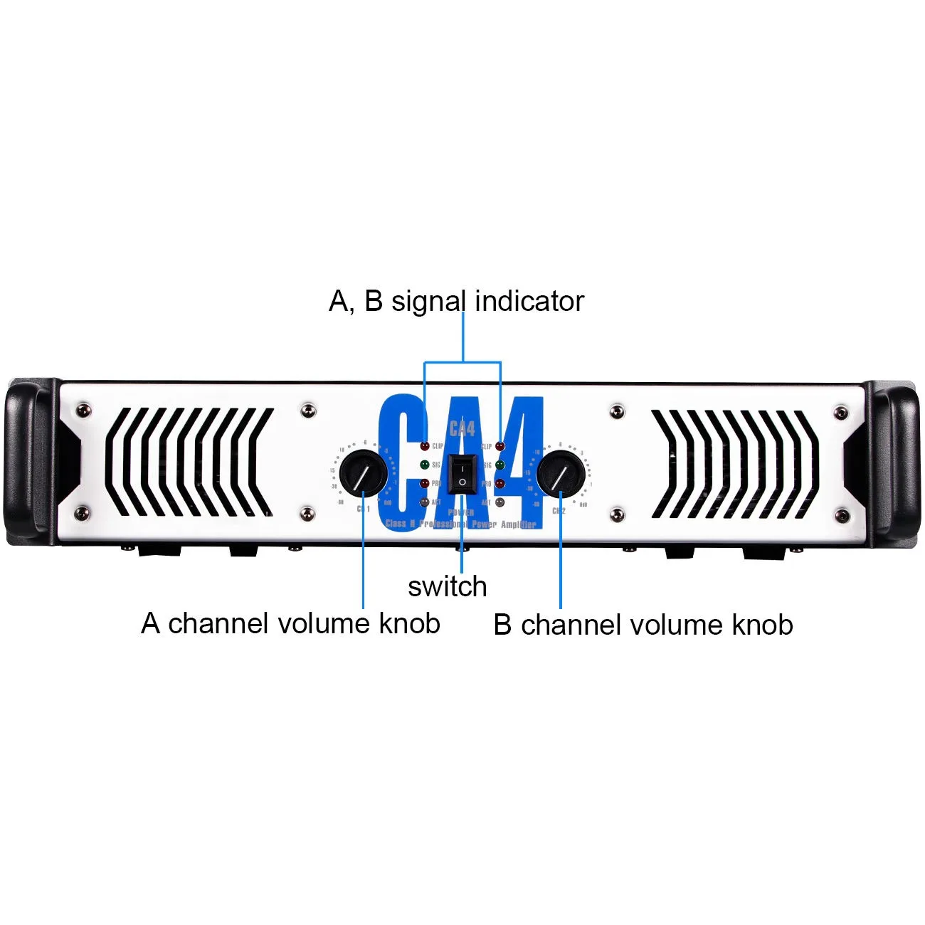 CA4 Sound Standard KTV 2000 Watt Amplifier 2 Channel Amplifier Crest Audio CA12 CA18 CA20 CA30 H Class Amplifier For Outdoors