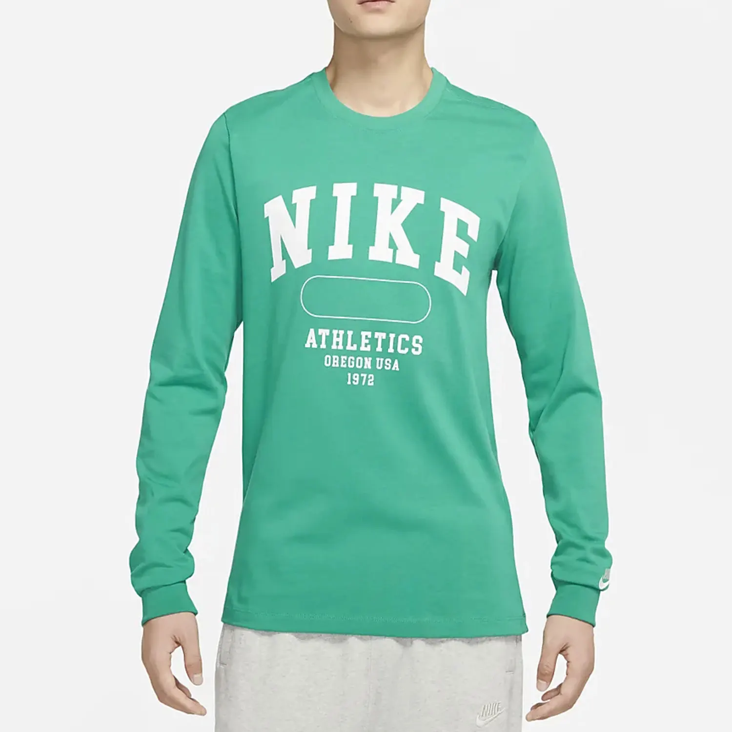 Nike Authentic Current Season New Men's Printed Casual Pullover Long Sleeve T-Shirt FJ1173-393