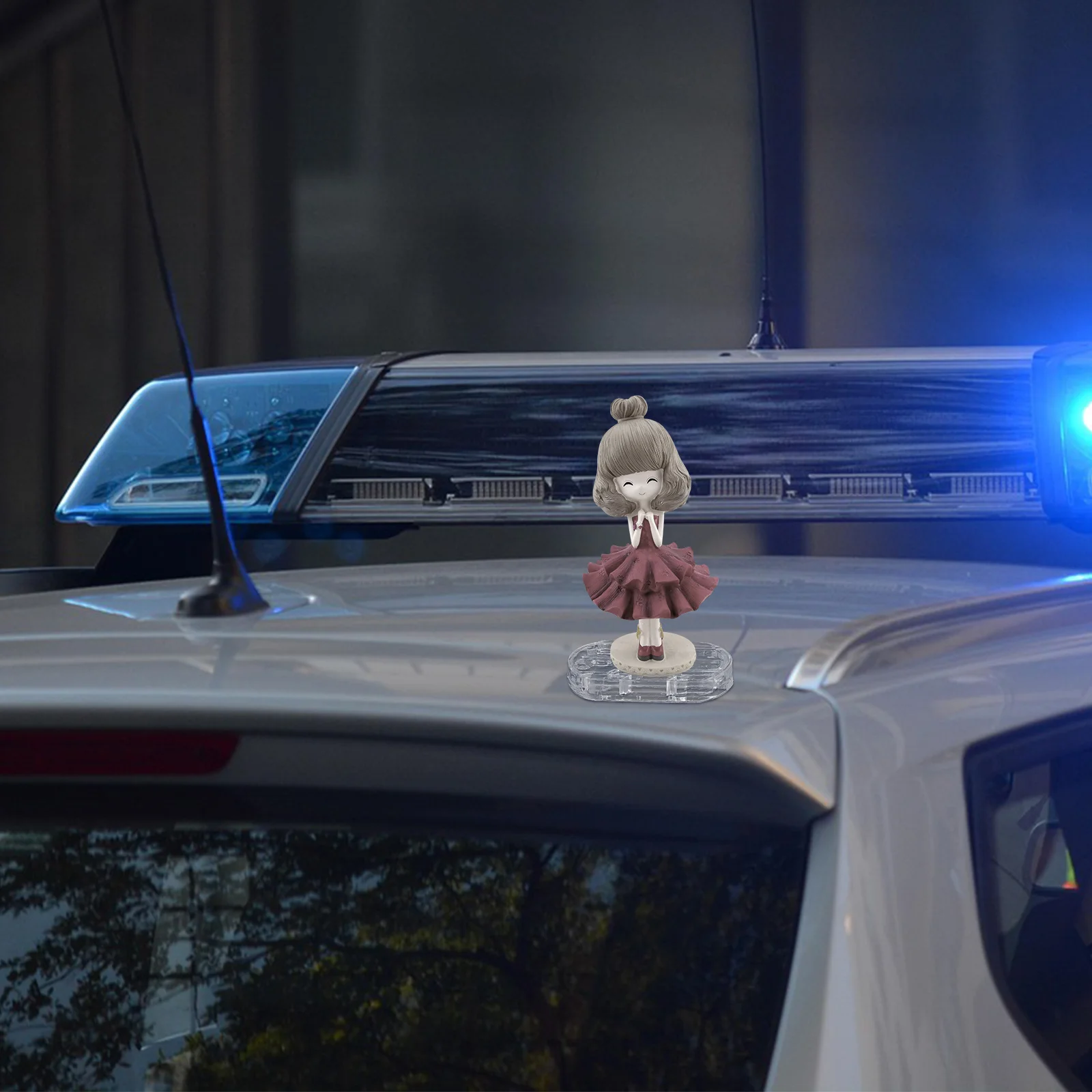 ฐานติดตั้งของตกแต่งรถยนต์แบบใส 4 ชิ้น สำหรับติดตั้งภายนอกรถยนต์ ทนทานต่อสภาพอากาศ ยึดติดแน่น