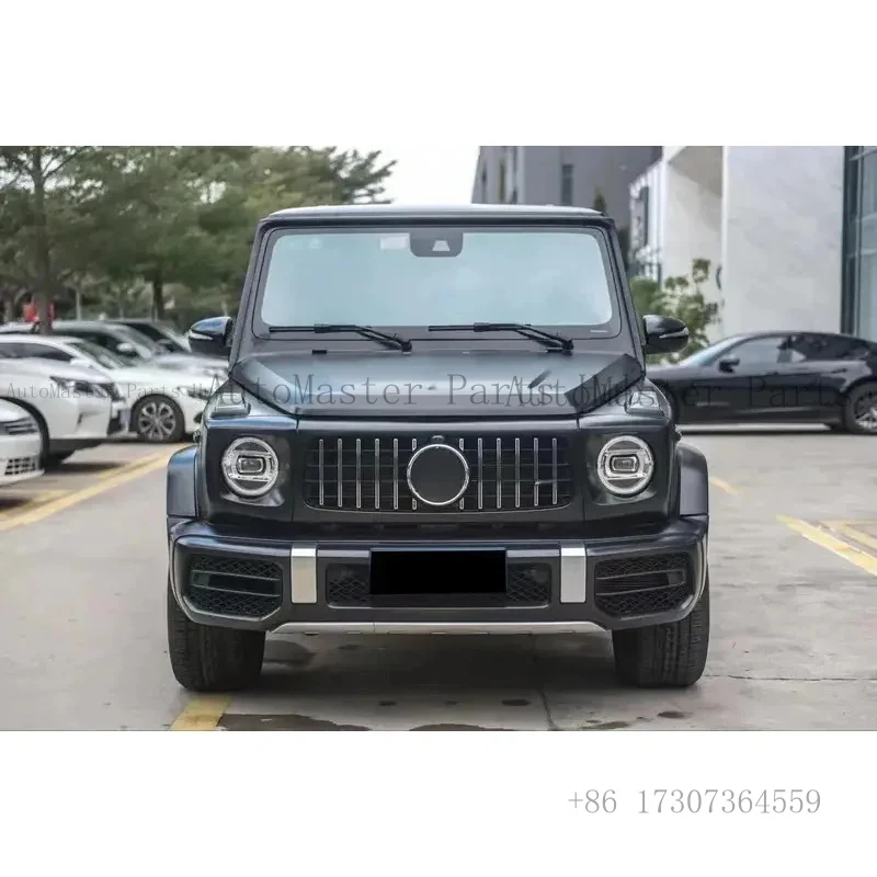 Modification New Design for G-class W464 2019+ Upgrade to New G63 Style Bodykit Front Bumper Top Car Gril
