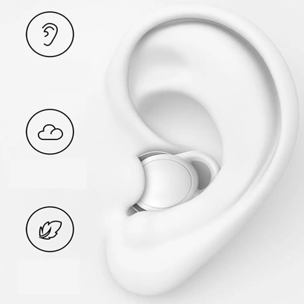 1 Pair Triple Layer Silicone Noise Cancelling Earplugs Suitable for Sleep Swimming Waterproof Noise Filter Creating