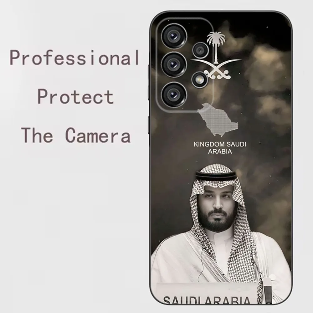 Mohammed bin Salman MBS Phone Case For Samsung Galaxy A13,A21s,A22,A31,A32,A52,A53,A71,A80,A91 Soft Black Shell