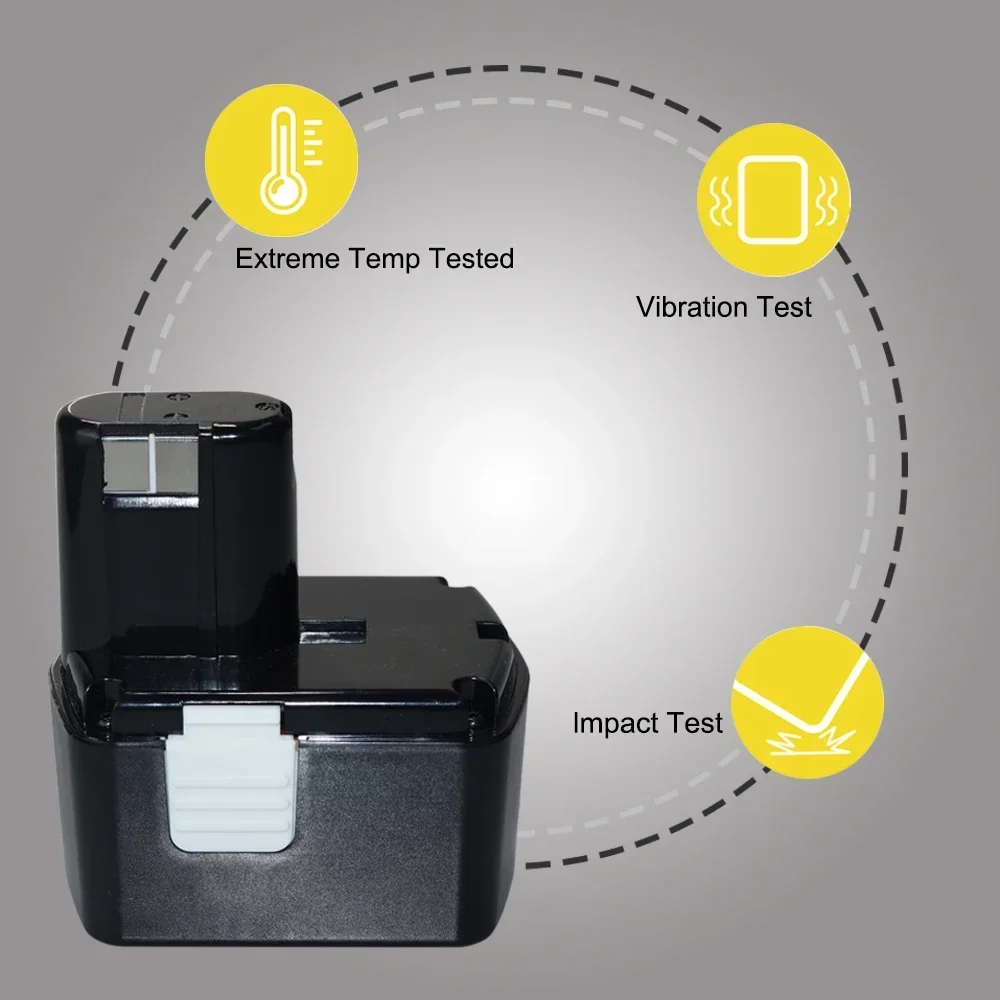 14.4V for Hitachi EB1414S EB14B EB1412S Rechargeable Battery EB14S DS14DL DV14DL CJ14DL DS14DVF3 NI-CD 6800mAh