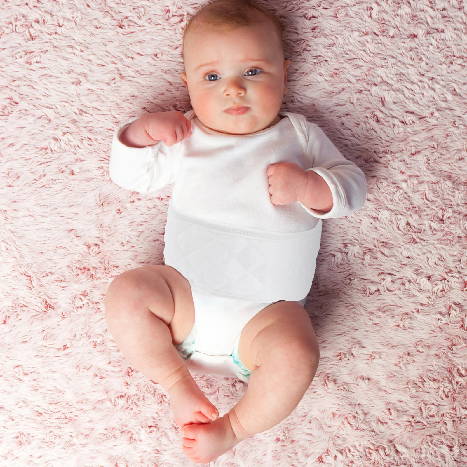 10 قطعة حزام زر البطن الطفل القطن الوليد السرة حزام الرضع البطن التفاف السري واقية الفرقة للعناية بالبطن لينة