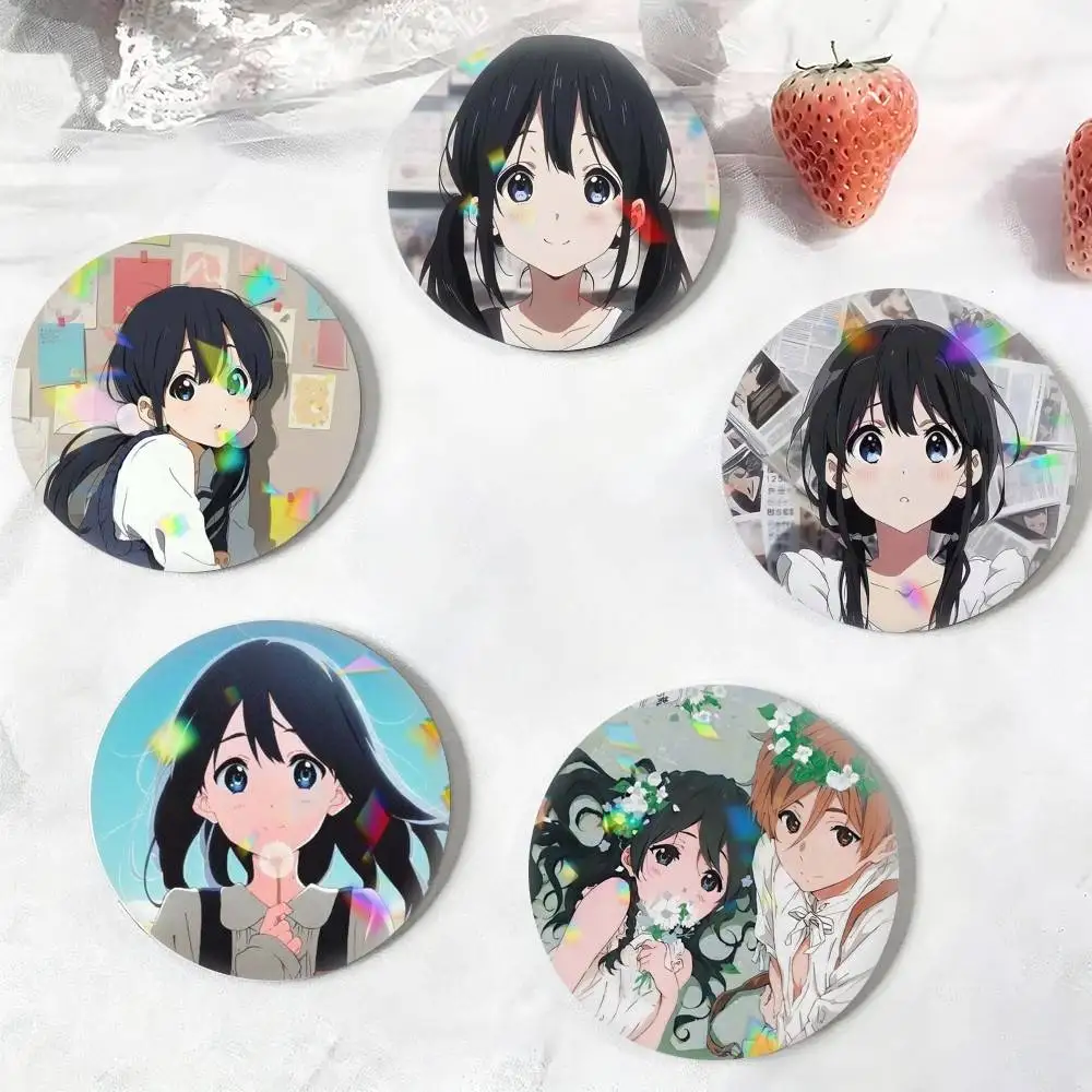 T-Tamako Market Anime K-Kitashirakawa Tamako  25mm 32mm 44mm 58mm 75mm Brooches Badges Pins for Accessories Gift