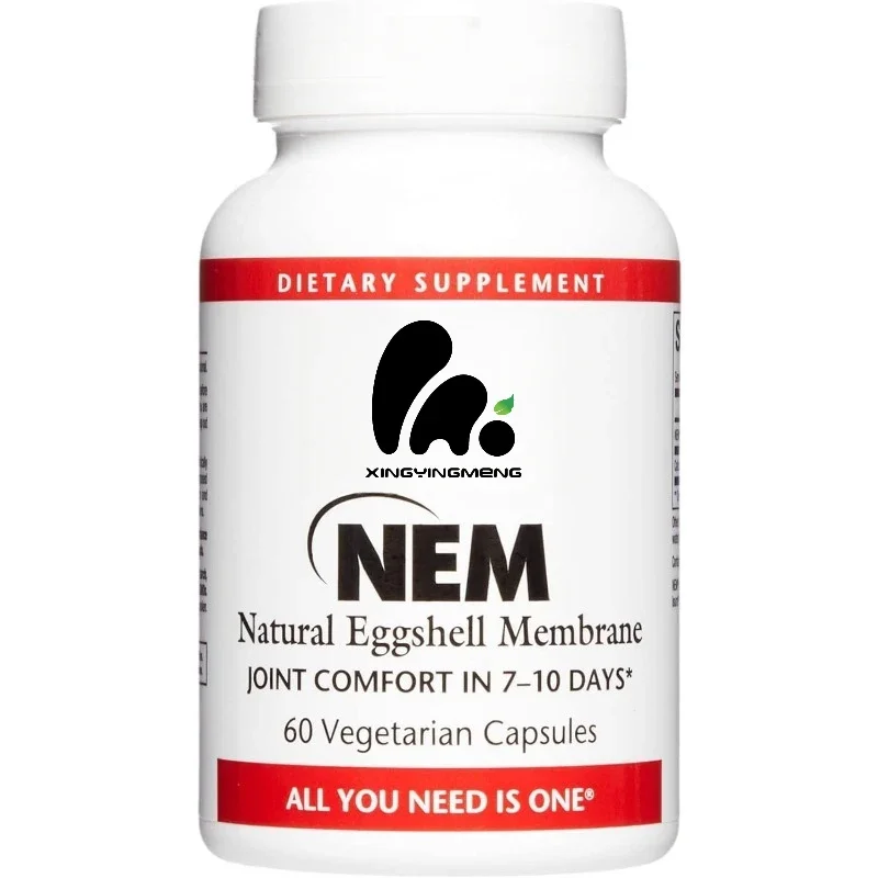 

Натуральная мембрана из яичной скорлупы NEM, способствующая комфорту и гибкости суставов, 60 капсул.