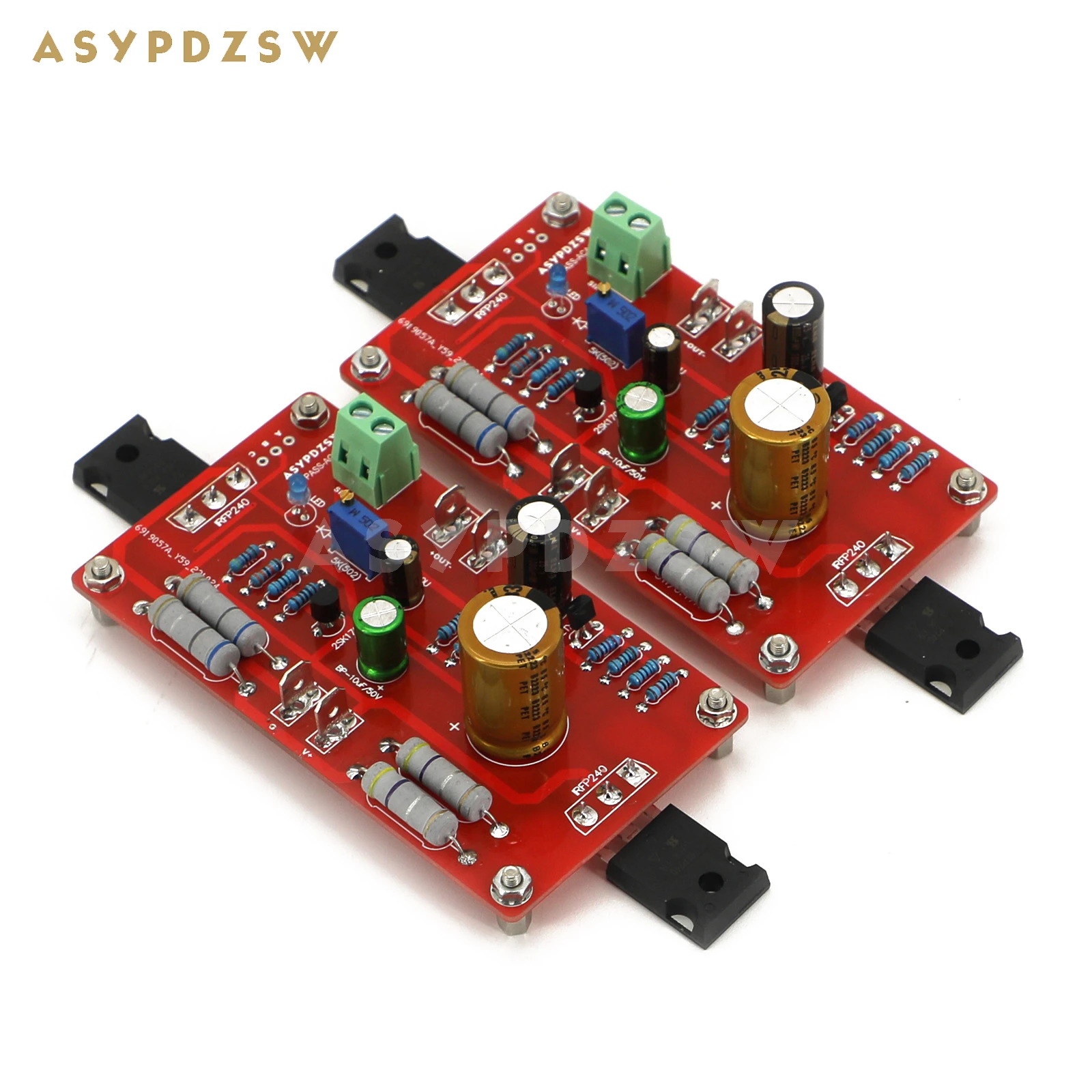 2 CH Stereo PASS ACA Single-Ended Class A FET+MOS Power amplifier DIY kit/Finished board 5W+5W