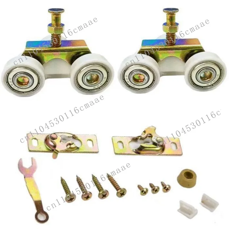 Door and window crane sliding door pulley nylon universal wheel suspended sliding roller pocket  sliding system load-bearing