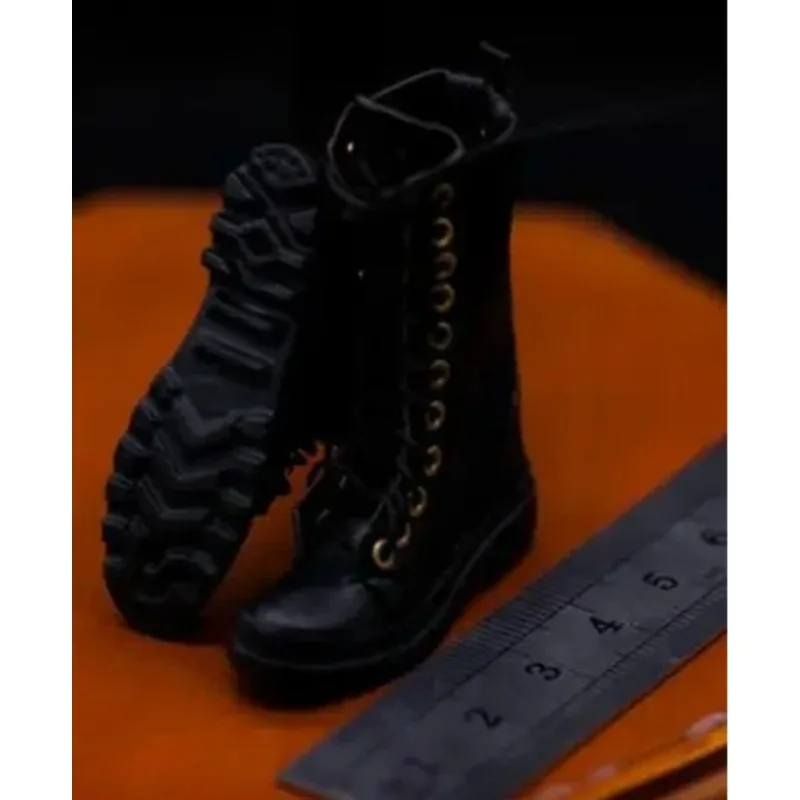 HS003 1/6 스케일 검은 옷 정장 신발 애니메이션 캐릭터 의류 모델 12 인치 군인 제품 취미 장난감