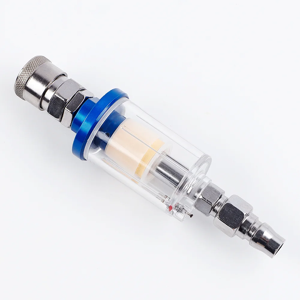Air Oil Water Separator Filter Kit 1/4‘’ Thread With Moisture Trap Spray Gun Pressure Parts Air Compressor Tool JPN Interface