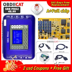 SBB Pro2 V48.99 Key Programmer SBB V48.88 No Tokens SBB PRO 2 48.99 Car Key Makers Auto Key Transponder Scanner No Tokens Limits