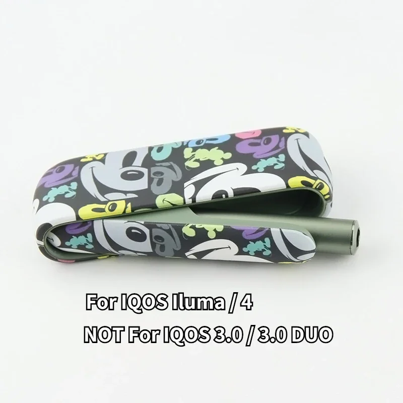 New 5 Patterns Case for IQOS ILUMA with Door Cover Full Protection Painted PC Cover for IQOS 4 ILUMA Accessories