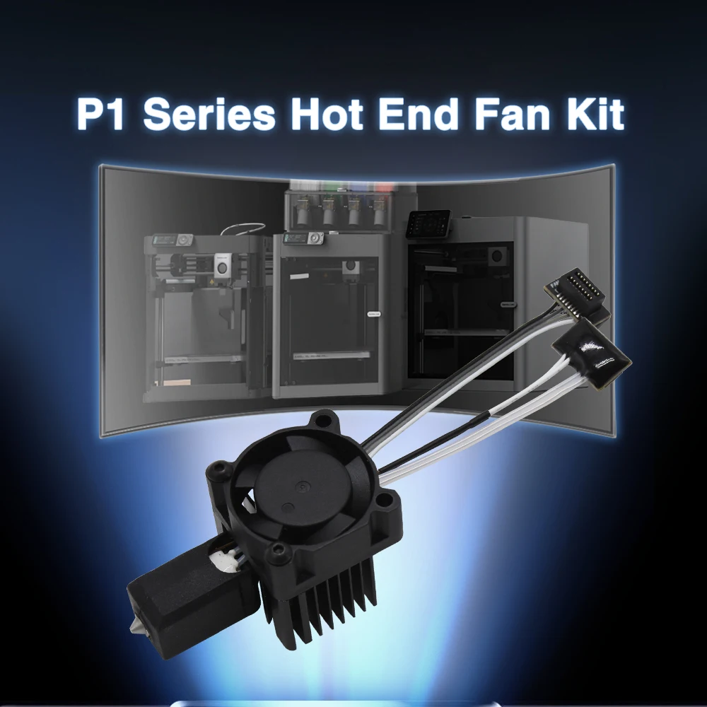 Bambu Hotend-Kit für Lab X1/X1C/P1P/P1S, gehärtete Stahldüse 0,2/0,4/0,6/0,8 mm, mit 2510-Lüfter für Bambu 3D-Drucker-Hotend. – Detail 6
