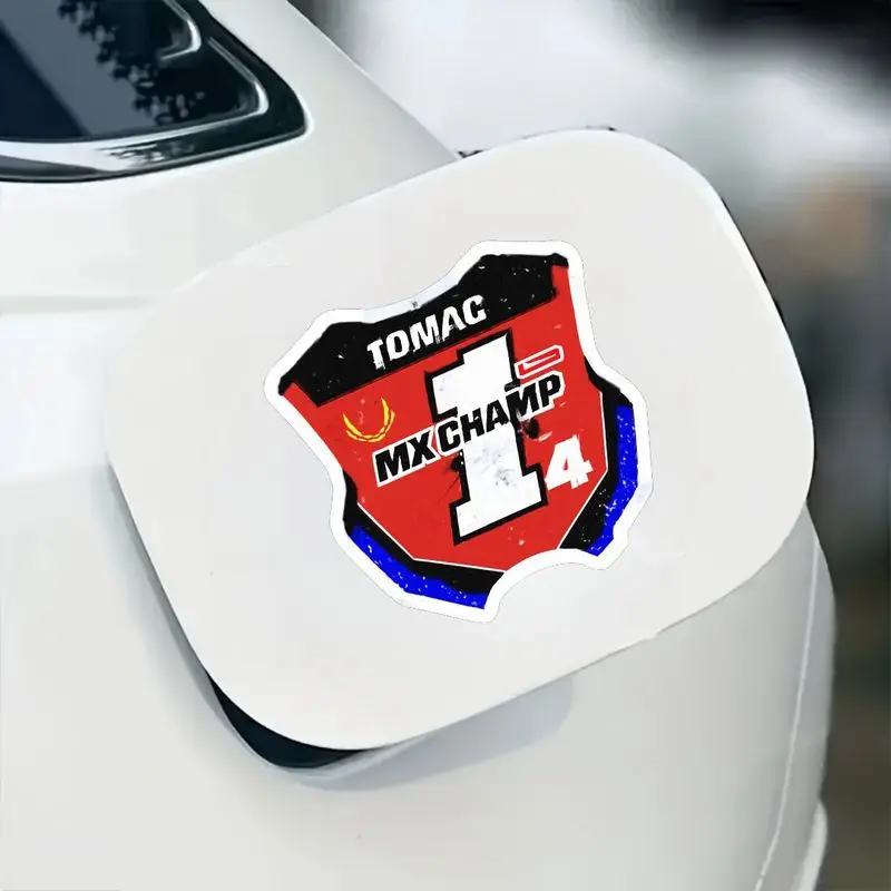 

Водонепроницаемая наклейка в стиле чемпиона мотокросса №1, виниловая наклейка для декора мотоциклов, автомобилей и шлемов