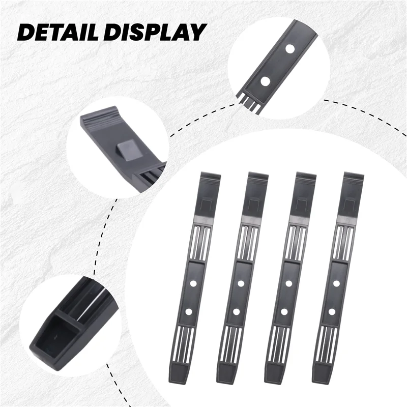 Hard Drive Rails Chassis Cage Accessories Drive Bay Slider Plastic Rails For 3.5 To 5.25 Hard Drive Tray Caddy-N34R